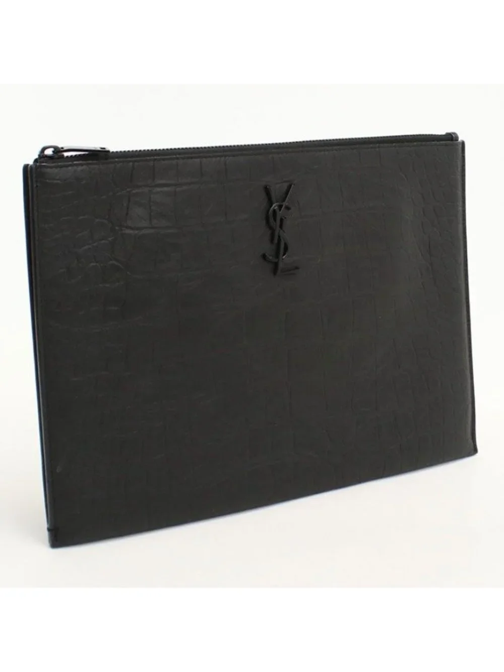Saint Laurent Clutch Embossed Calfskin